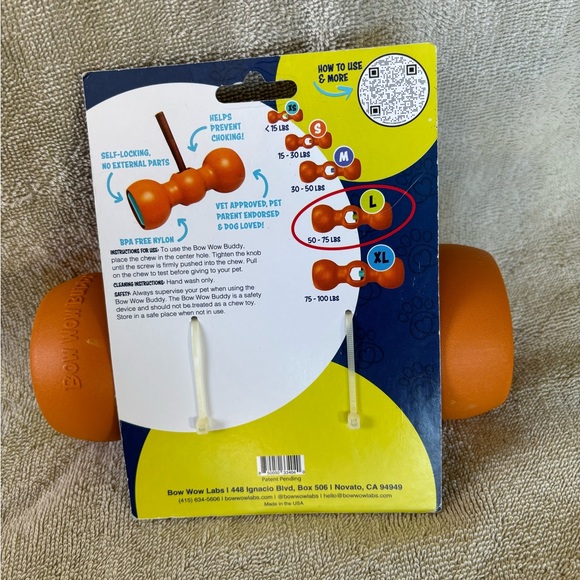 Bow Wow Labs Bow Wow Buddy Safety Device | Bully Stick Holder for Dogs - Picture 8 of 8